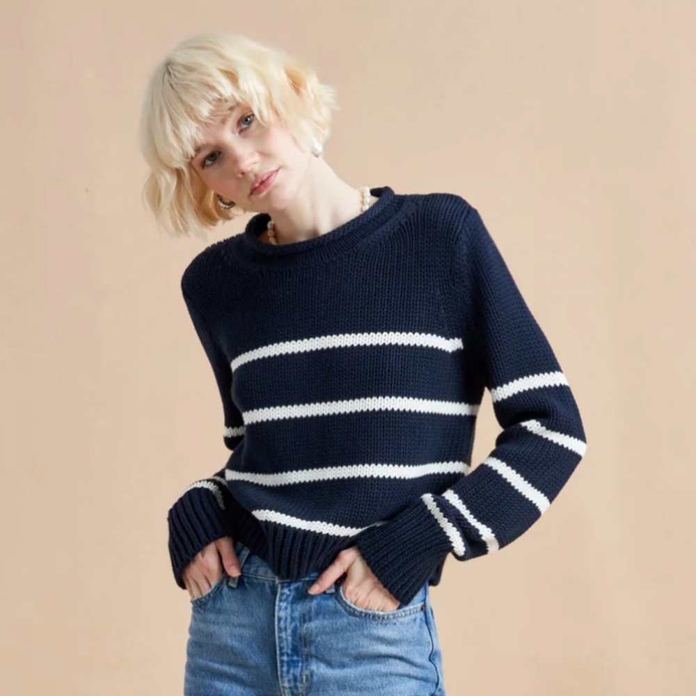 La Ligne mini marina sweater
